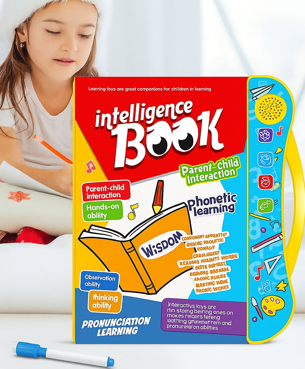 Intelligence Study Book for Kids – Interactive Learning E-Book with Music & Sounds