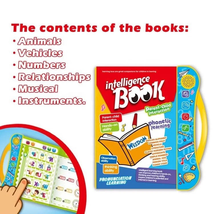 Intelligence Study Book for Kids – Interactive Learning E-Book with Music & Sounds