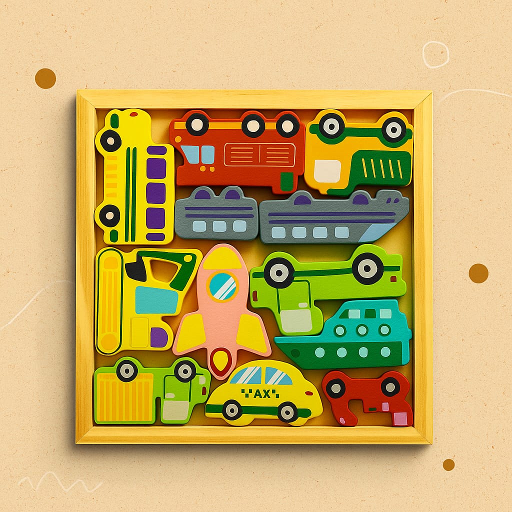 Wooden Puzzle Toys for Kids – Fun & Educational Learning Game