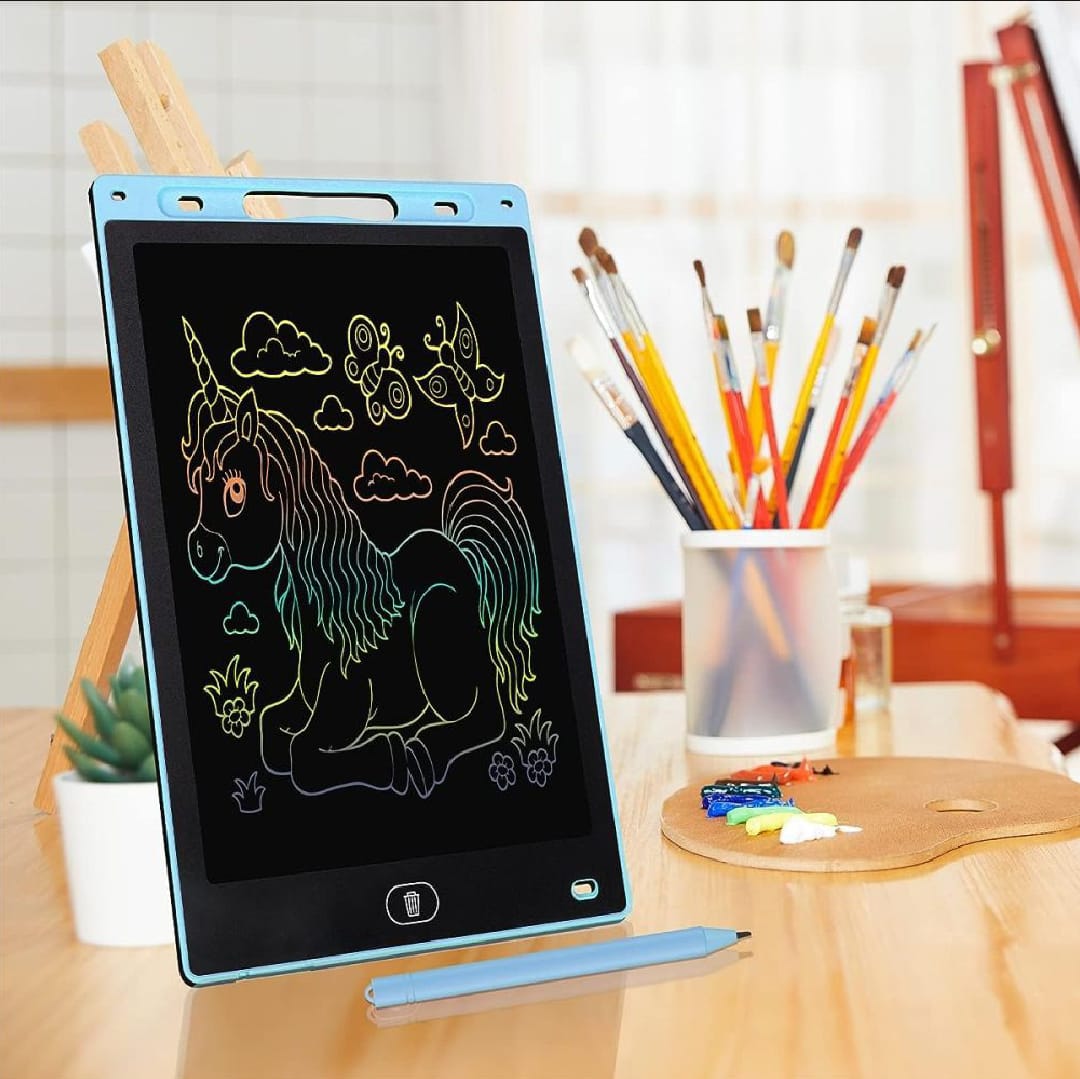 LCD Writing & Drawing Tablet 8.5 Inch for Kids – Portable Erasable Screen Board