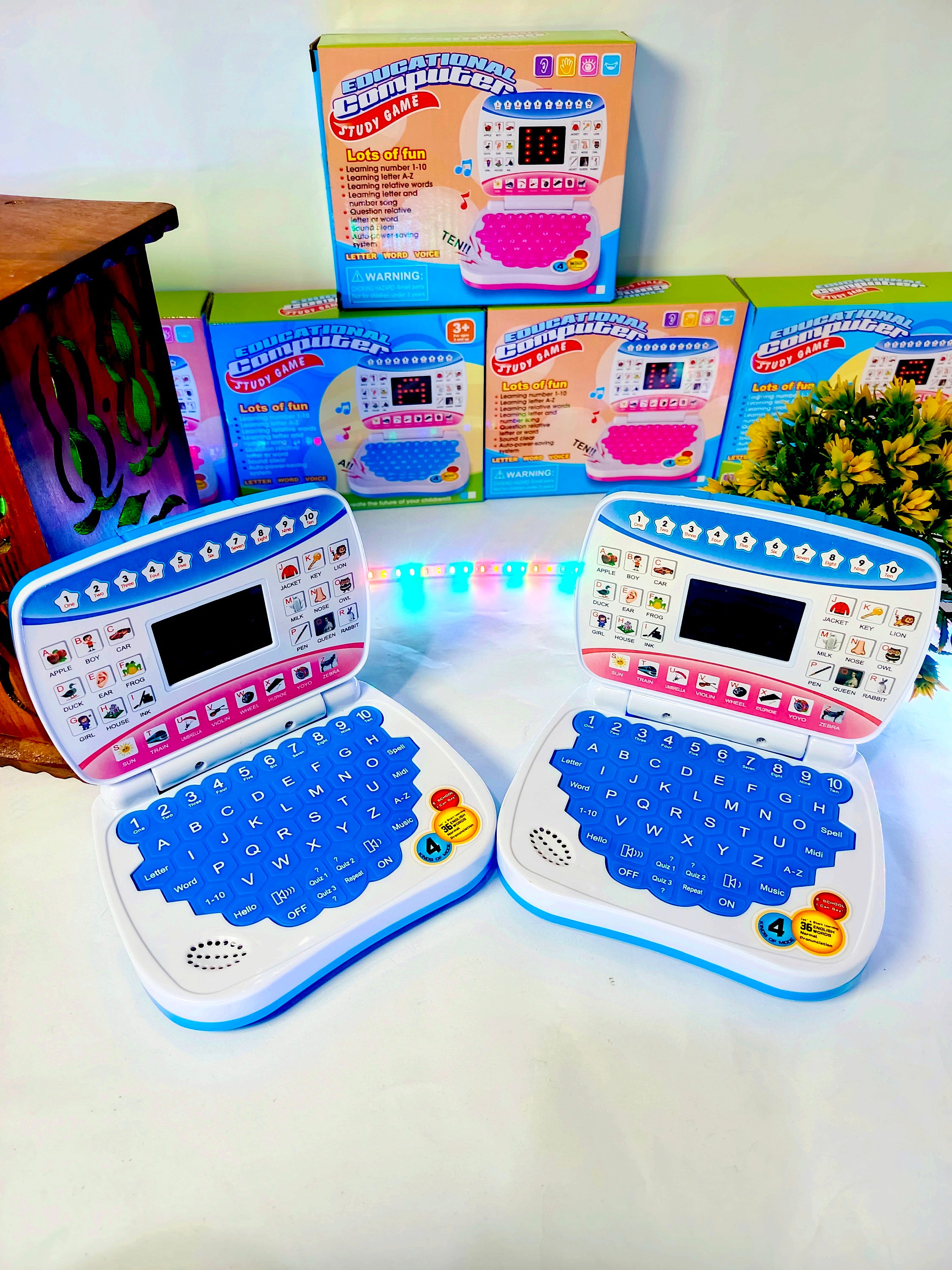 Educational Laptop For Kids Alphabet, Numeric & More With Sound