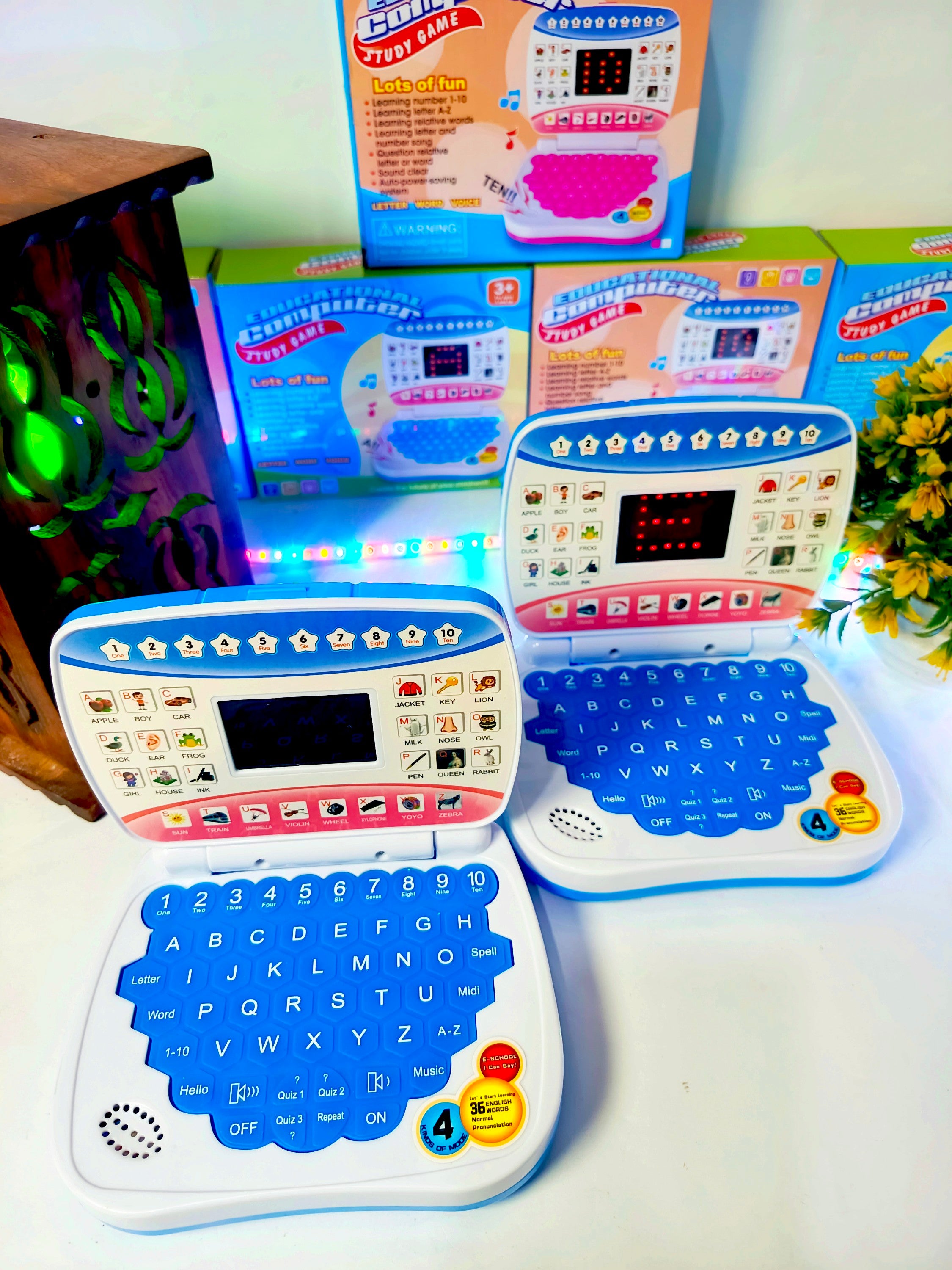 Educational Laptop For Kids Alphabet, Numeric & More With Sound