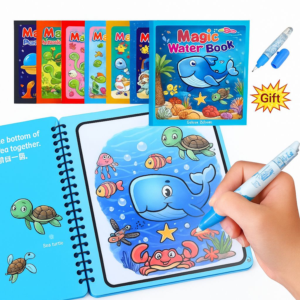 Magic Water Drawing Book For Kids