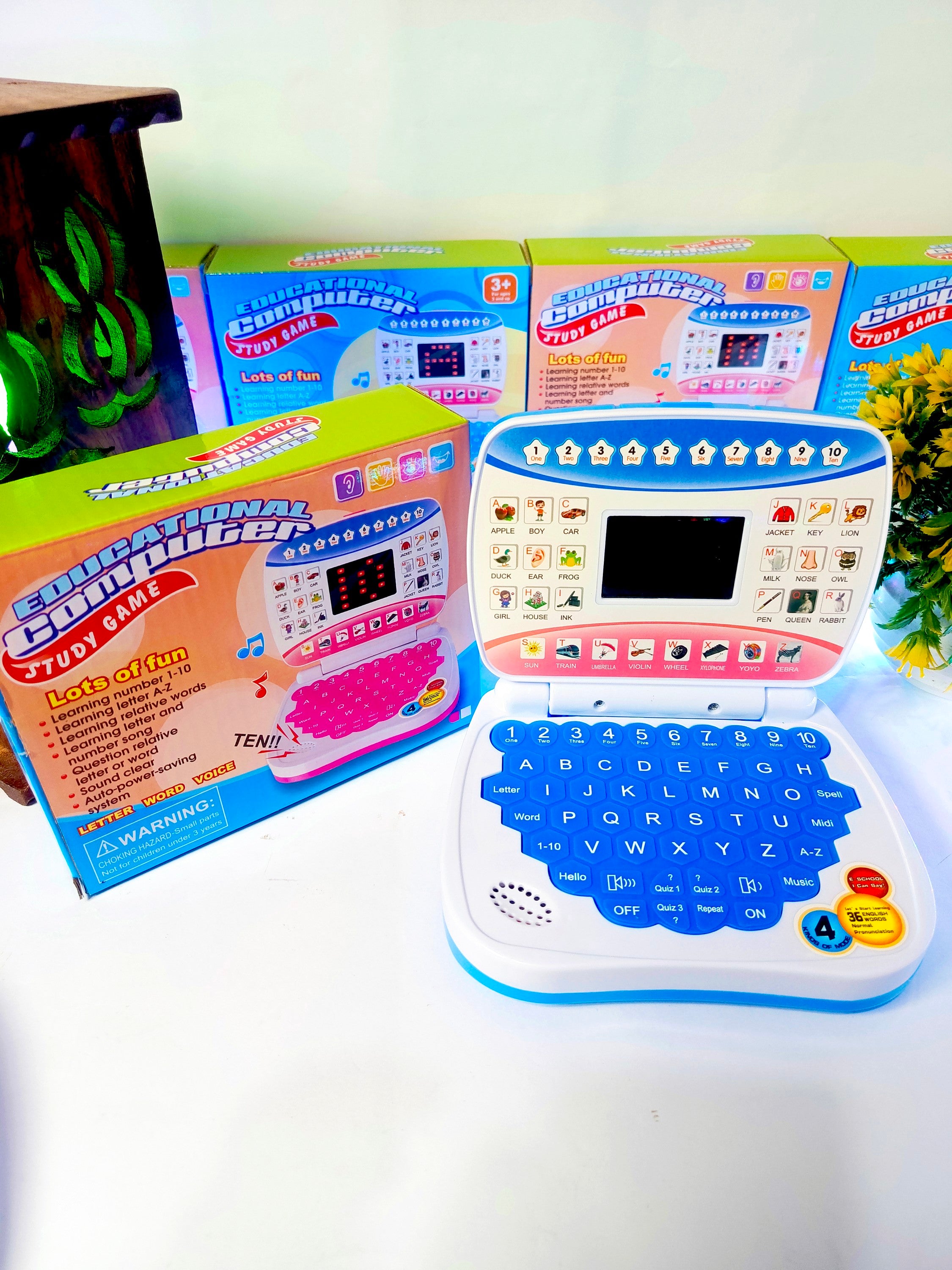 Educational Laptop For Kids Alphabet, Numeric & More With Sound