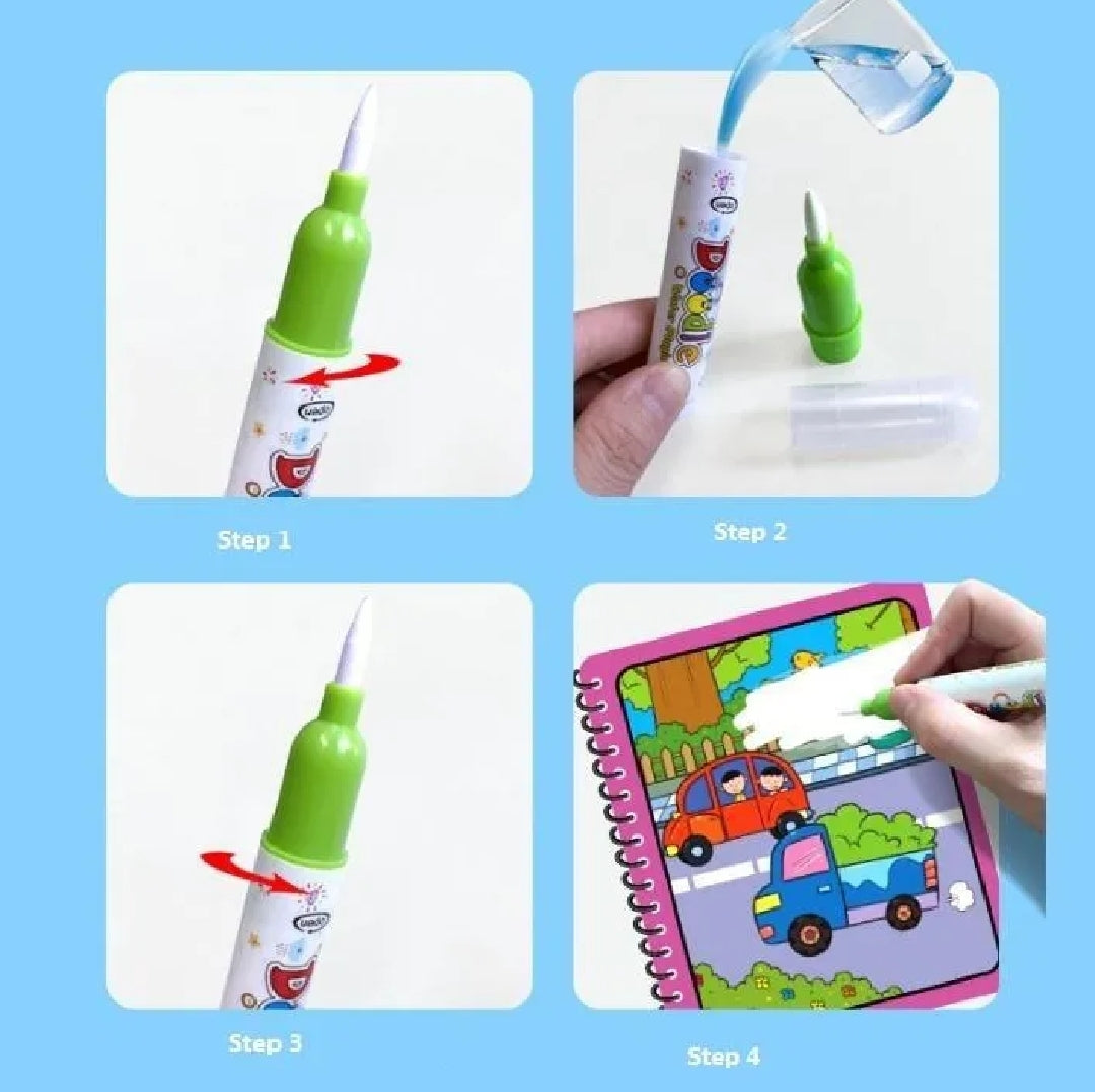Magic Water Drawing Book For Kids