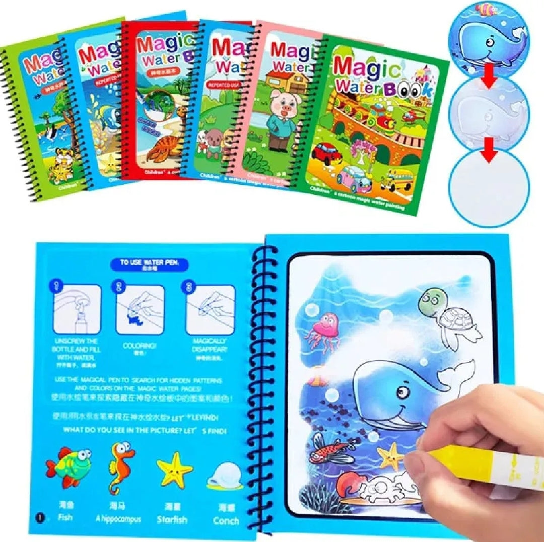 Magic Water Drawing Book For Kids