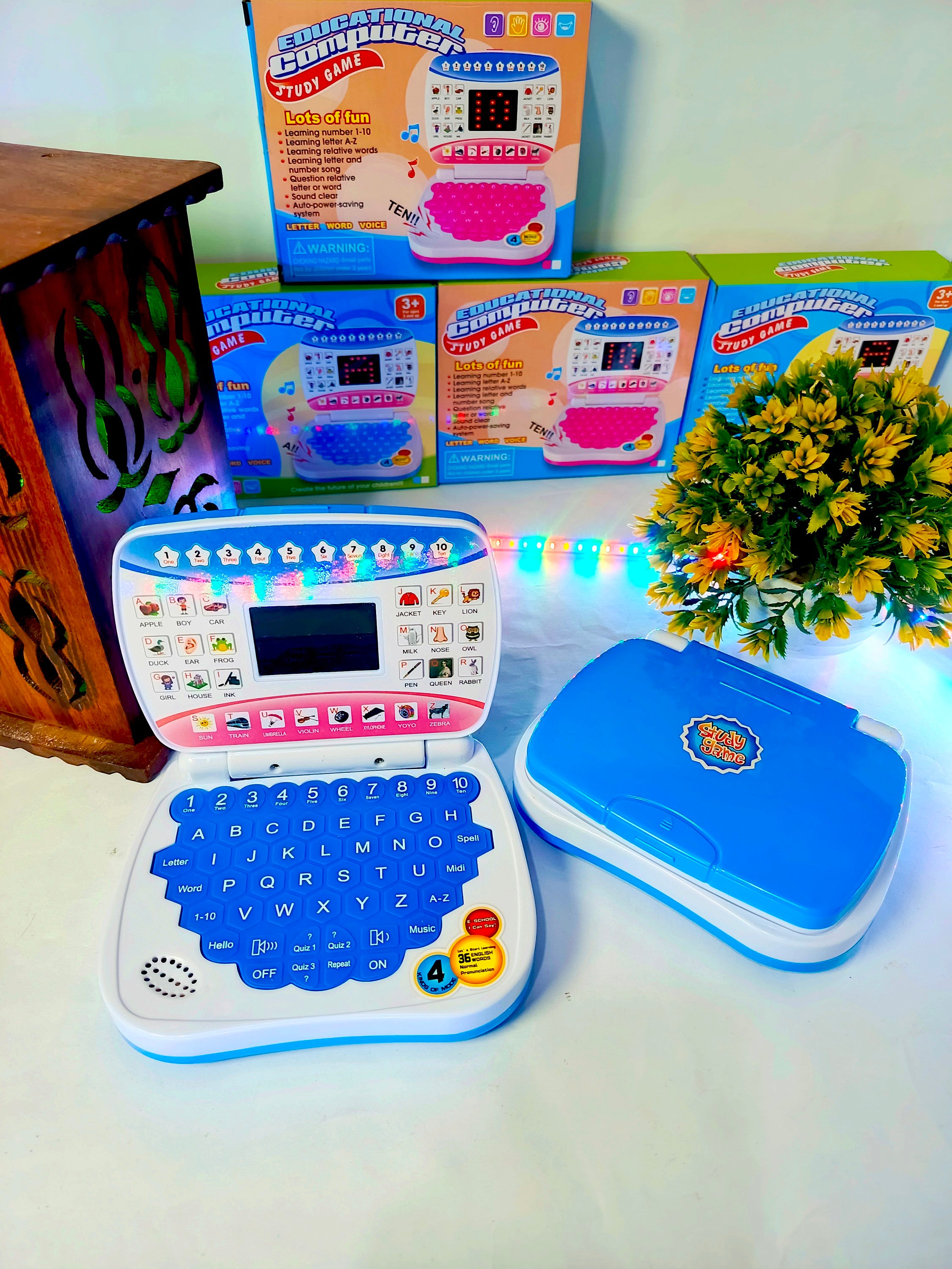 Educational Laptop For Kids Alphabet, Numeric & More With Sound